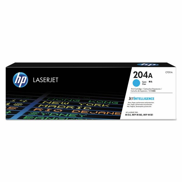 Hp HP 204A, (CF511A) Cyan Original LaserJet Toner Cartridge CF511A